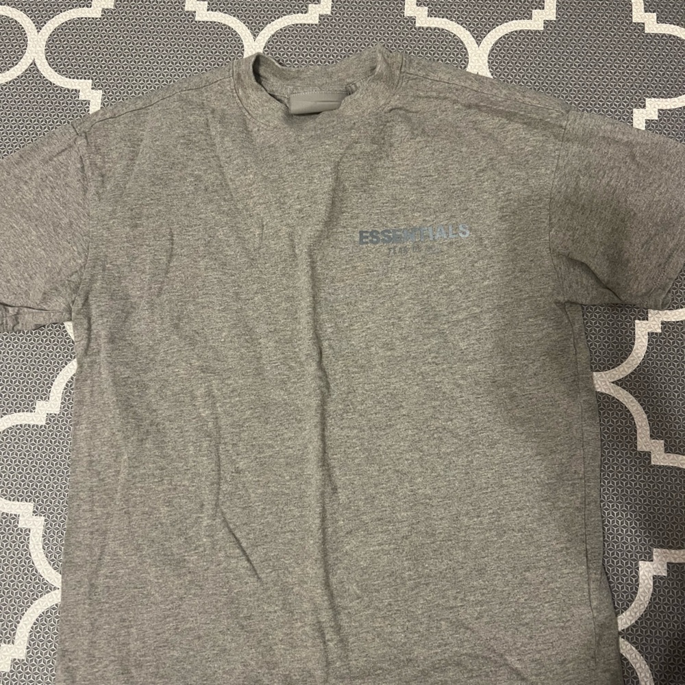 Essentials Gray Short Sleeve Tee
